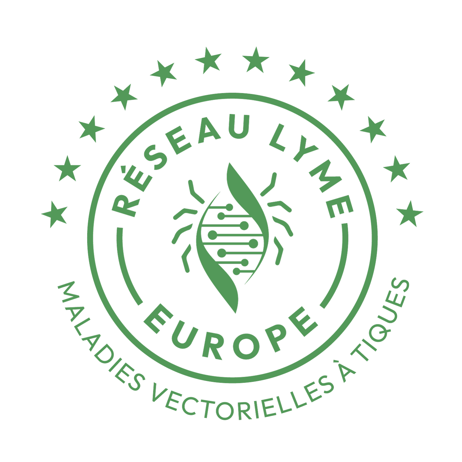 Réseau Lyme Europe - Logo vert